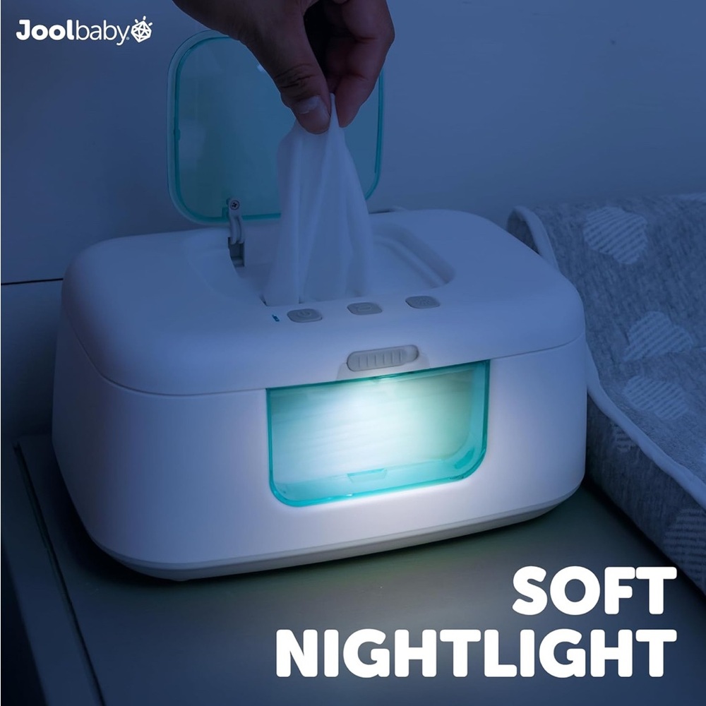 Jool Baby Wipe Warmer & Dispenser with LED Changing Light & On/Off Switch - Picture 5 of 5